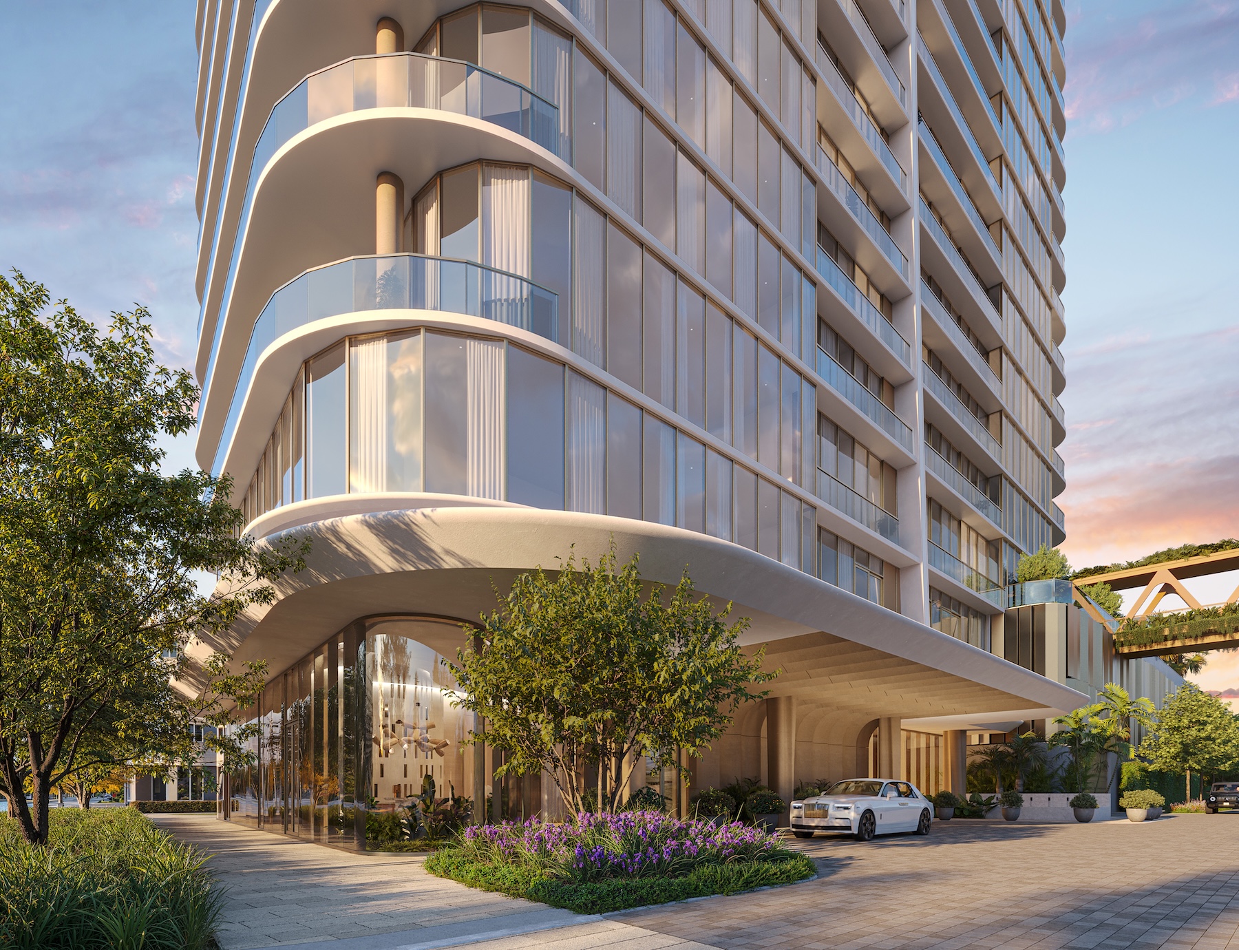 Porte Cochère Arrival